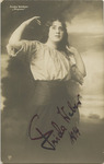 German Opera Singer Frida Weber Signed Postcard