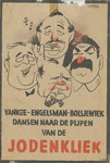 Anti-Semitic Handbill Distributed in Netherlands Depicting Caricatures of Allied Leaders, Roosevelt, Churchill, and Stalin