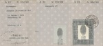 Dutch ID Card (Persoonsbewijs) of J. Horsman, Developed by J.L. Lentz