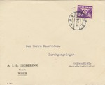 Cover to "Kommandant" of Amersfoort Durchgangslager