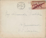 Correspondence Sent to Alexander Distler in London Announcing Wedding of June Engel to Dr. Alexander Bramson of the United Nations