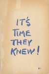 It's Time They Knew!' by Colin Barclay-Smith