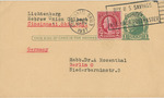 Postcard from Leo Lichtenberg, Cincinnati, Ohio, to Rabbi Dr. A. Rosenthal in Berlin