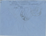 Envelope from Dr. Hans Grossman, Jewish Group Leader in Dehra Dun , to Jewish Relief Association in Bombay