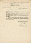Document from J.L. Lentz, Head of Population Registration Office in The Hague, Regarding Categories for Jews