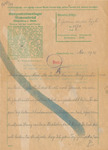 Censored Lettersheet from Jehovah’s Witness, Johanna Groen-van der Vijgh, in Ravensbruck Concentration Camp