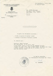 Letter from Ministry of Public Health and Environment, Brussels, Belgium, to Georges Zwirz