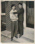 Photograph of Georges Zwirz and Jackie Girard that Appeared in <i>Memphis Press-Scimitar</i>