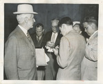 Press Photograph of Cordell Hull Before Senate Foreign Relations Committee