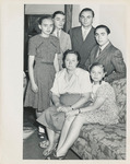 Press Photo of Elly Schnittlinger and Family Living in the United States After Four Years in Displaced Persons Camps