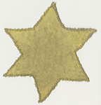 Yellow Star of David Patch
