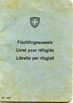 Swiss Refugee Booklet for Attias Rafael of Yugoslavia