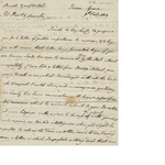 Letter to Philander Chase by Geroge Marriott