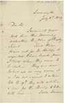 Letter to G.W. Marriott by Henry Hakewill