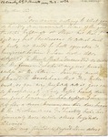 Letter to Bp. Chase by George Marriott