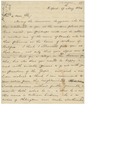 Letter to Philander Chase by I H. Brooks