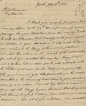 Letter to Philander Chase by James Dallin Rev.