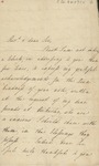 Letter to Philander Chase by Arabella Godfrey
