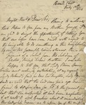 Letter to Philander Chase by John Marriott