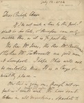 Letter to Philander Chase by W. Marsh