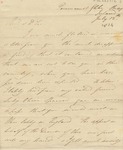 Letter to Philander Chase by Robert Daly