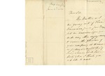 Letter to Philander Chase by Miss Vansitart