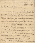 Letter to Philander Chase by G.W. Marriott