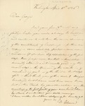 Letter to George Chase by Dudley Chase