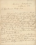 Letter to Philander Chase by James Ramsey
