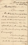 Letter to G. W. Marriott