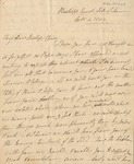 Letter to Philander Chase by Mary Caroline Ward