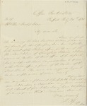 Letter to Philander Chase by D. Spriggs