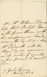Letter to Philander Chase by Mr. & Mrs. Dodsworth