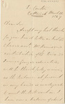 Letter by Thomas Holme