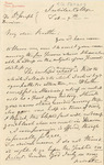Letter to Joseph Denison