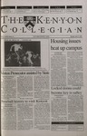 Kenyon Collegian - April 19, 2001