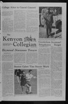 Kenyon Collegian - October 11, 1979
