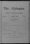Kenyon Collegian - April 1888