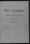 Kenyon Collegian - November 1888