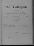 Kenyon Collegian - March 1889