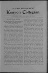 Kenyon Collegian - December 26, 1892