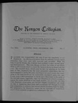 Kenyon Collegian - December 1894