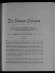 Kenyon Collegian - February 1895