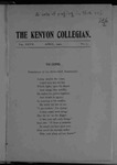 Kenyon Collegian - April 1901