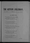 Kenyon Collegian - June 1901
