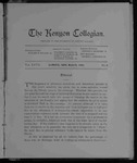 Kenyon Collegian - March 1902