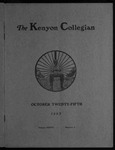 Kenyon Collegian - October 25, 1907