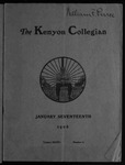 Kenyon Collegian - January 17, 1908