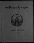 Kenyon Collegian - January 31, 1908