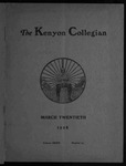 Kenyon Collegian - April 20, 1908